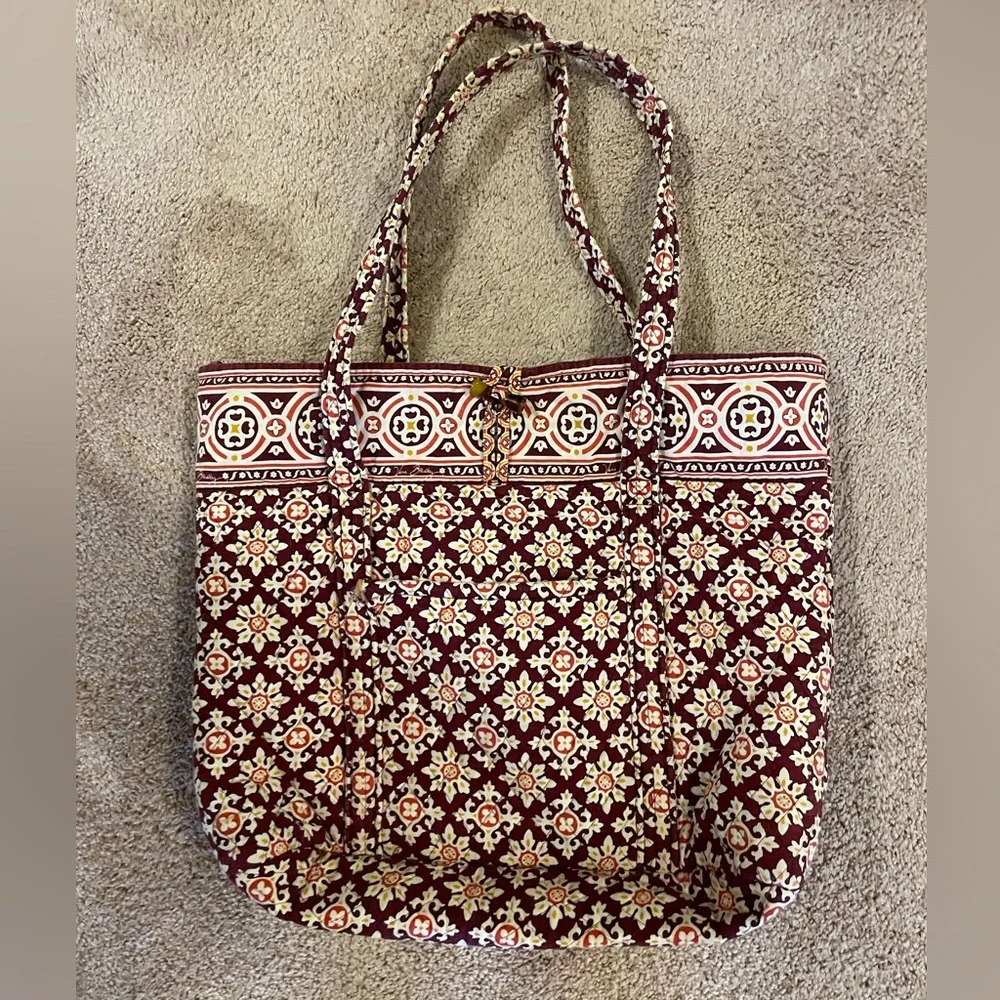 Vintage Vera Bradley Tote in Cotton - Picture 1 of 5
